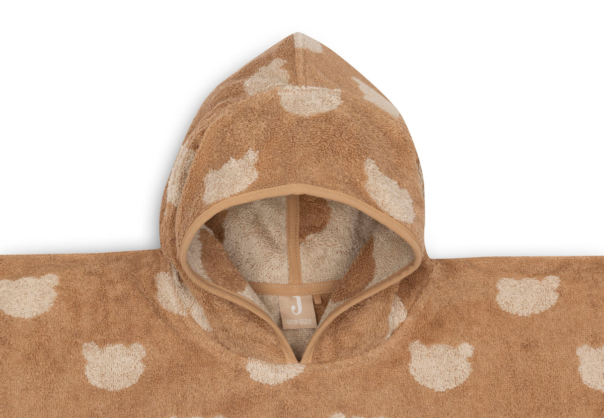 Jollein Badponcho Frotté Jacquard Teddy Bear Reversible