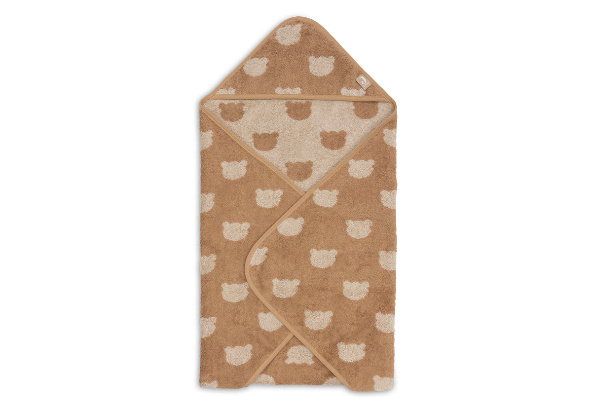 Jollein Badcape Frotté 75x75cm Jacquard Teddy Bear