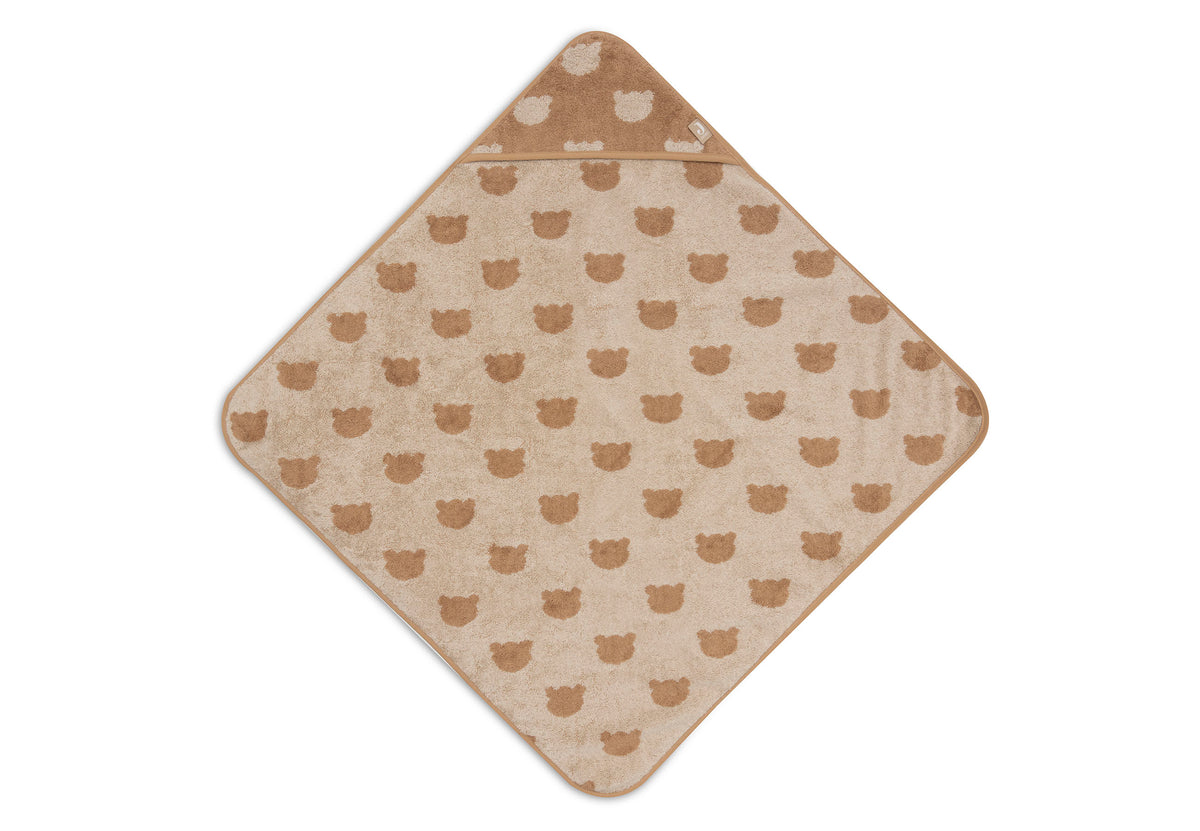 Jollein Badcape Frotté 75x75cm Jacquard Teddy Bear