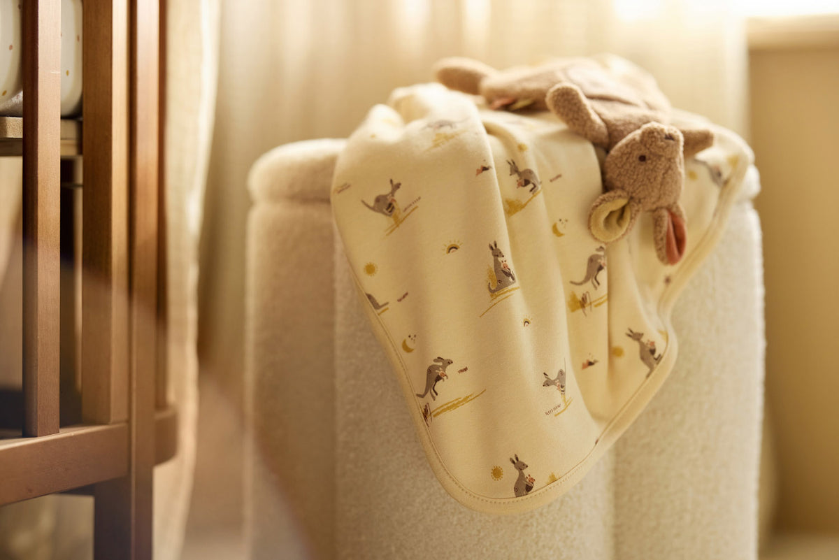 Jollein Sovpåse Muslin 90cm Kangaroots