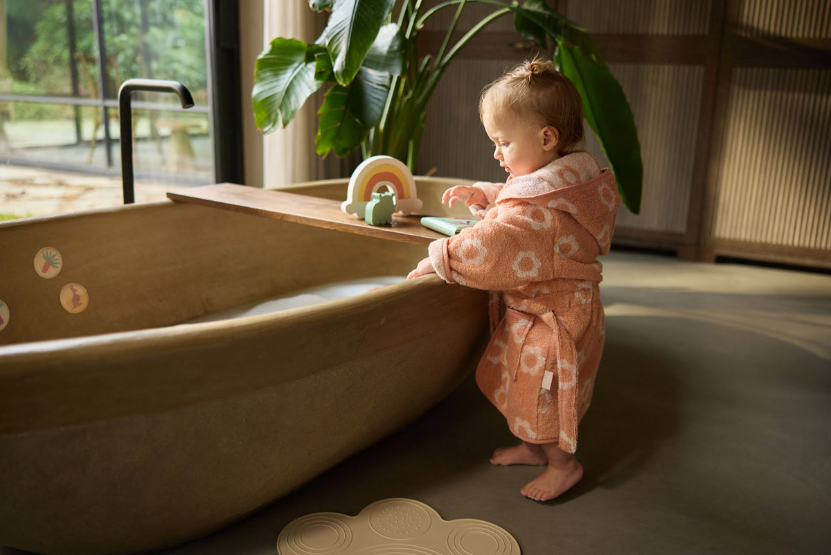 Jollein Badroch Frotté 1-2 år Jacquard Flower