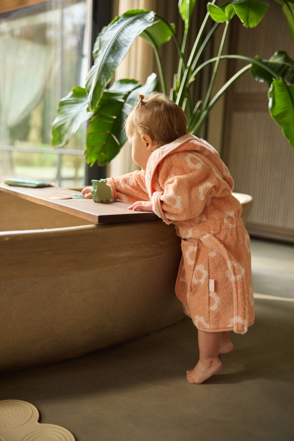 Jollein Badroch Frotté 1-2 år Jacquard Flower