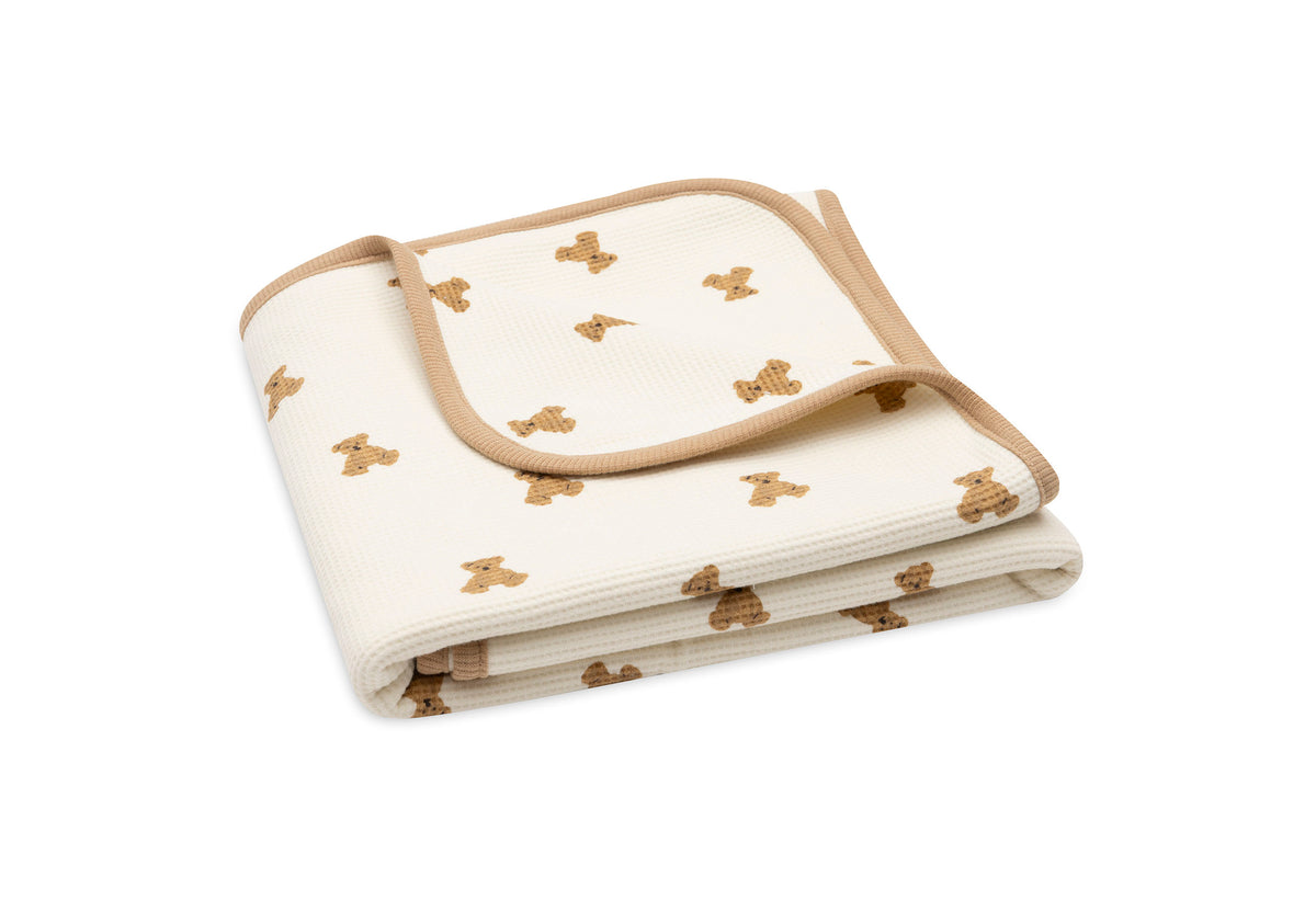 Jollein Babyfilt 75x100cm Mini Teddy Bear Little Waffle