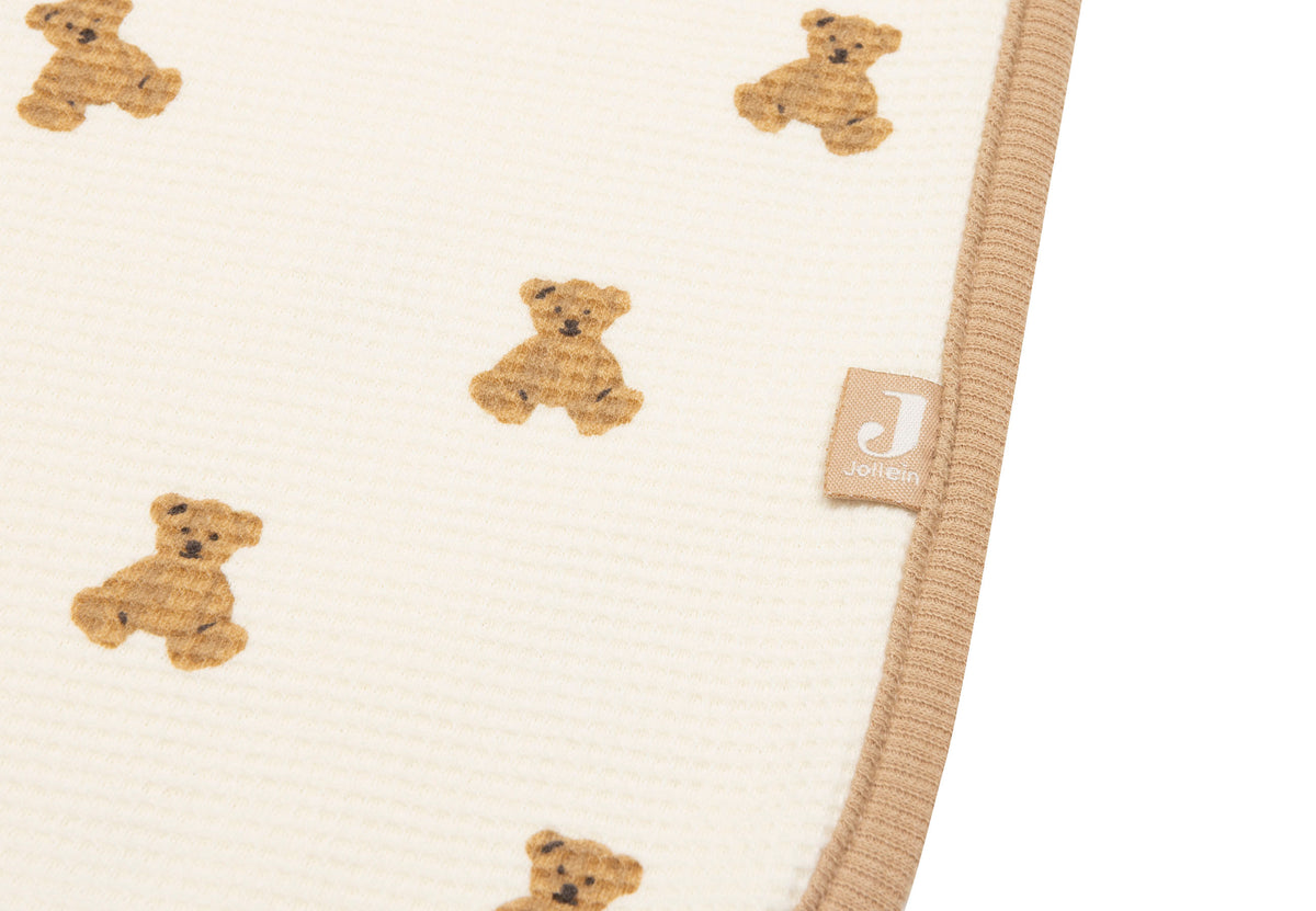 Jollein Babyfilt 75x100cm Mini Teddy Bear Little Waffle