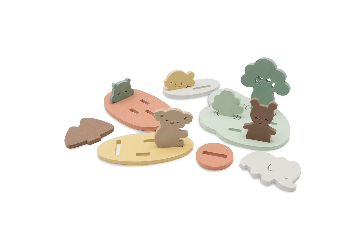 Jollein Bad Foam Playset Kangaroots