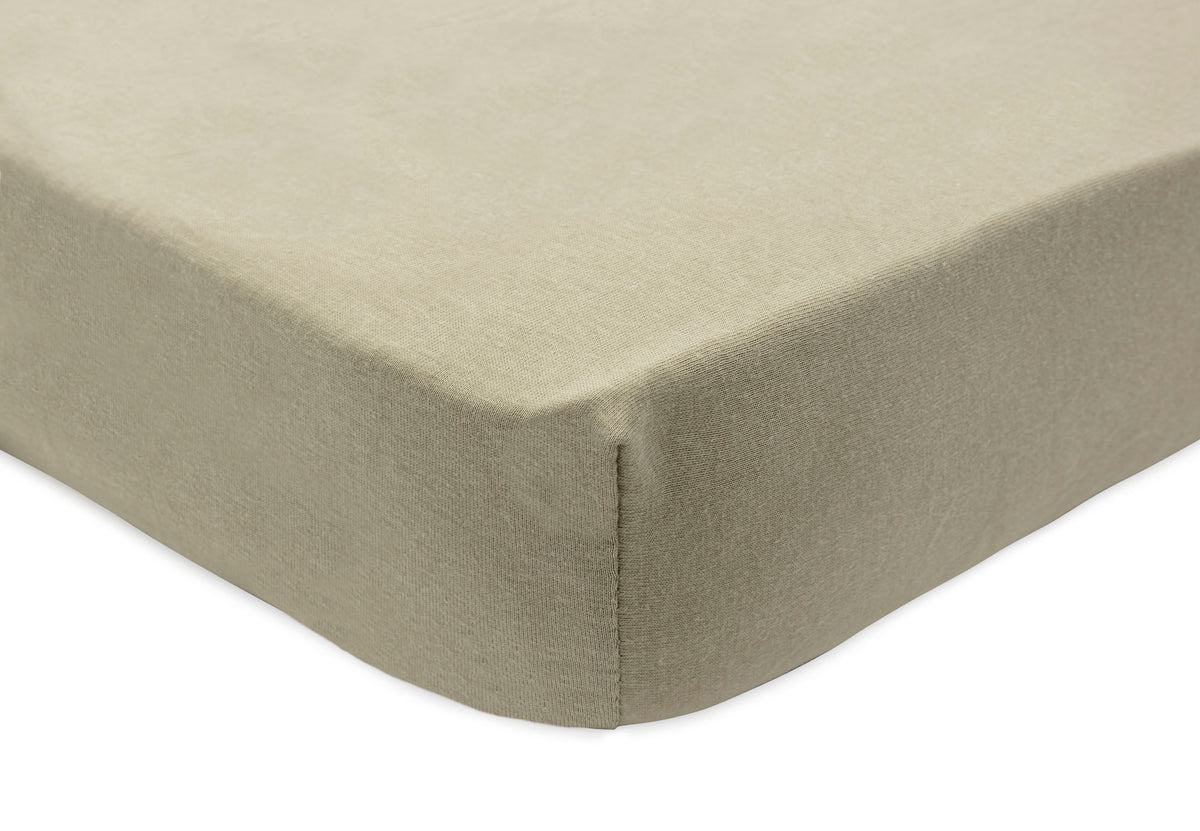 Jollein Dra-på lakan 40/50x80/90cm Olivgrön (2pack)