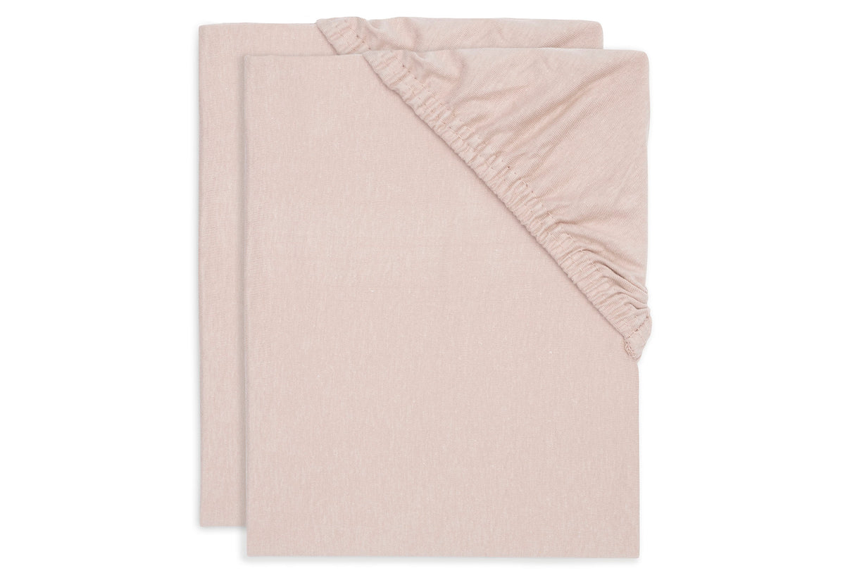 Jollein Dra-på lakan 40/50x80/90cm Wild Rose(2pack)