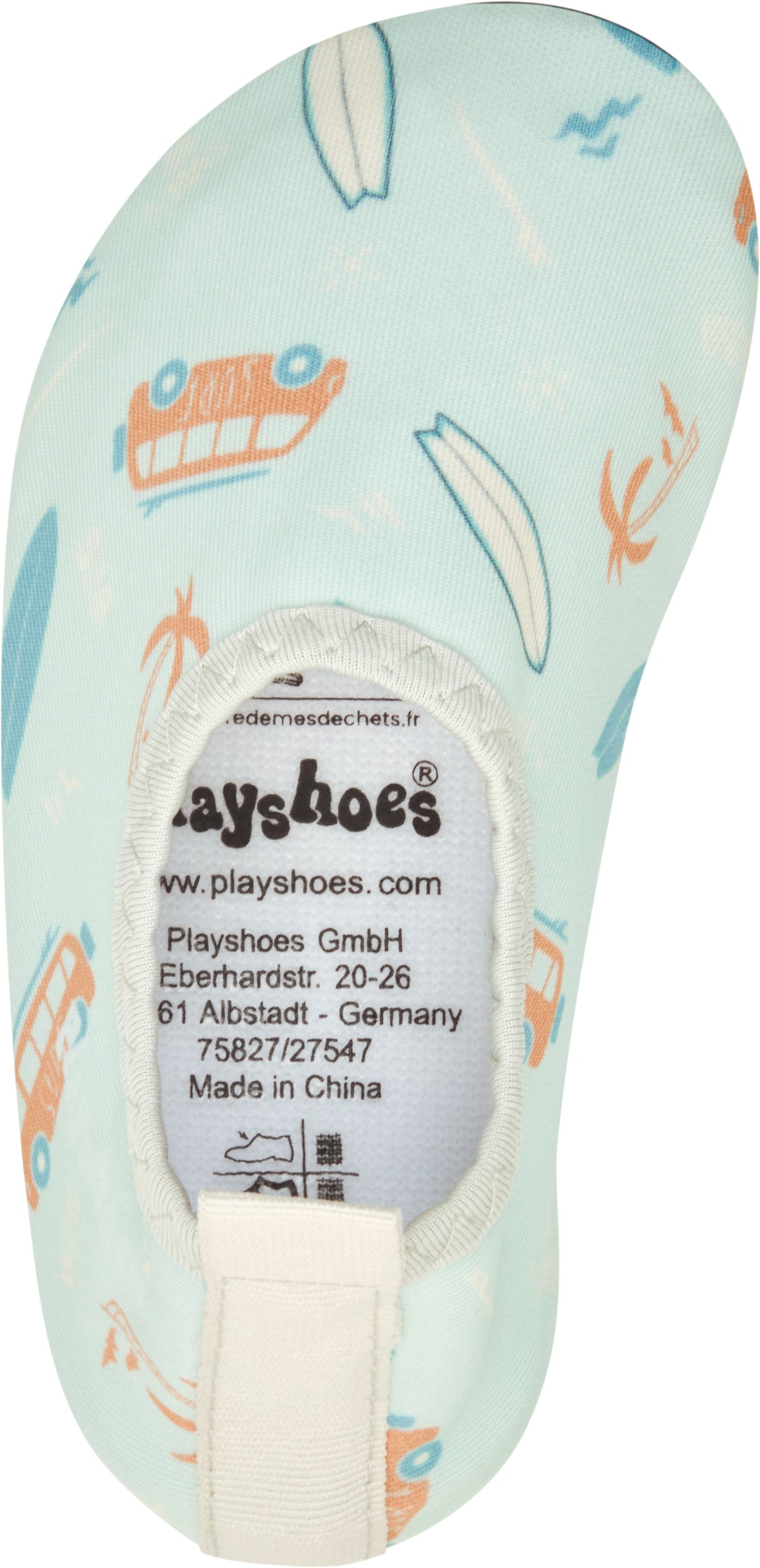 Playshoes Badsko Surfbus turquoise