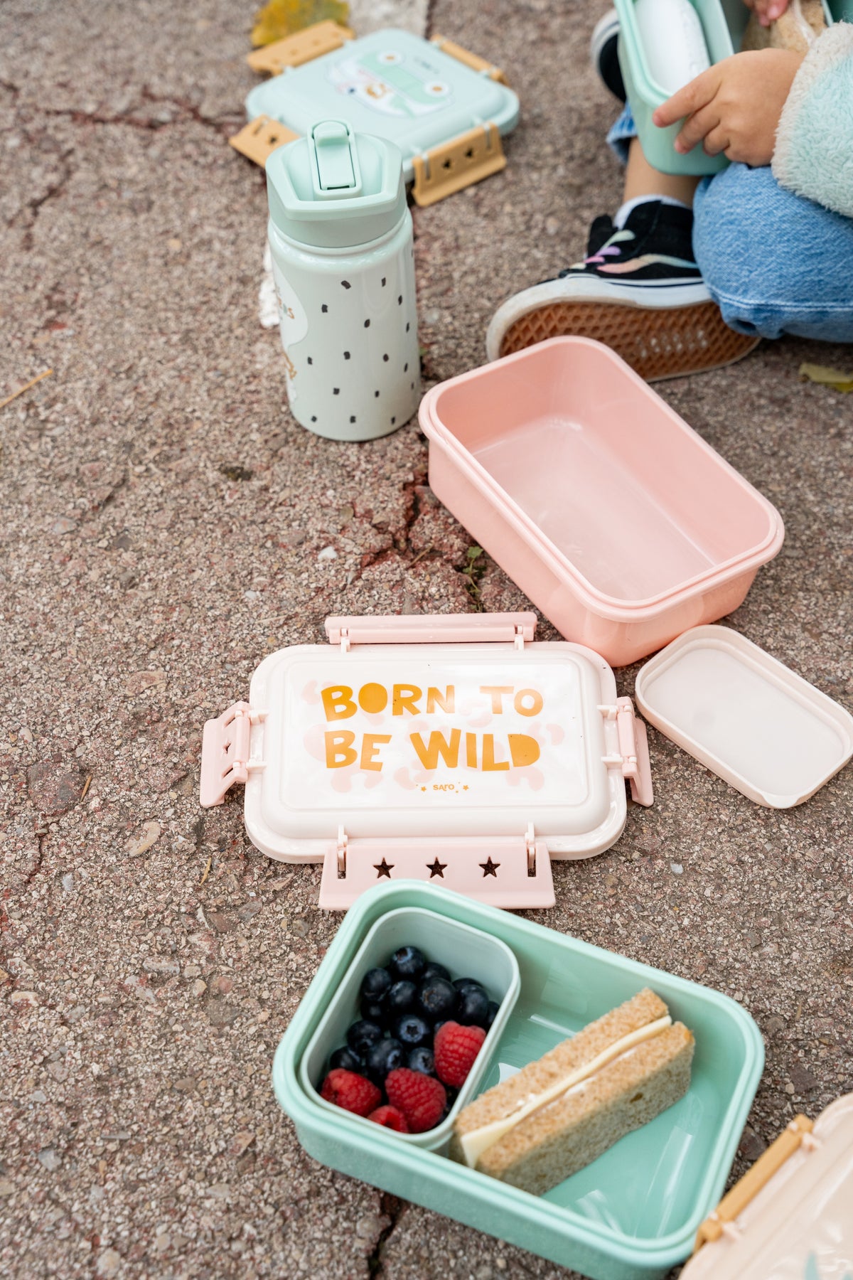 Saro Matlåda L "Click & Go!" med fack Born to be Wild