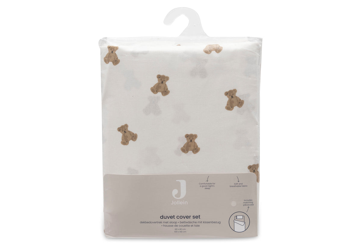 Jollein Påslakanset 100x140cm Mini Teddy Bear