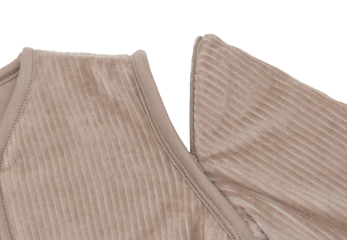 Jollein Sovpåse m. avtagbar ärm 90cm Rib Milky Coffee