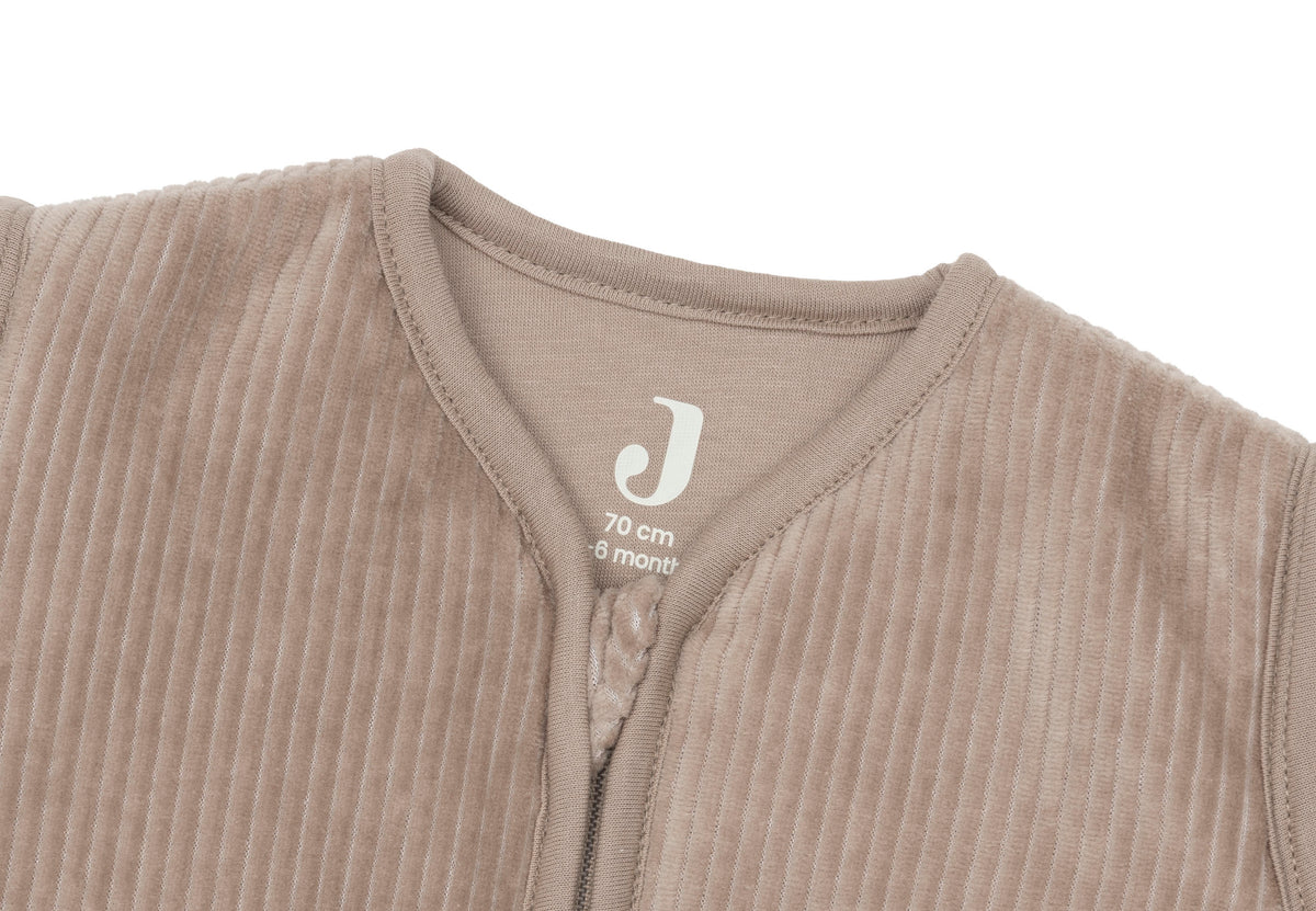 Jollein Sovpåse with m. avtagbar ärm 70cm Rib Milky Coffee