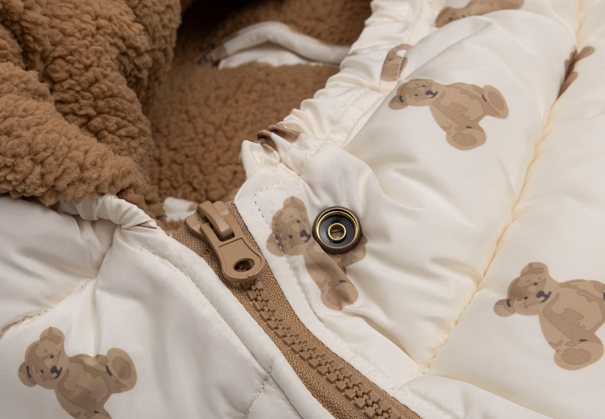Jollein Åkpåse 0+ 3/5p Puffed Mini Teddy Bear