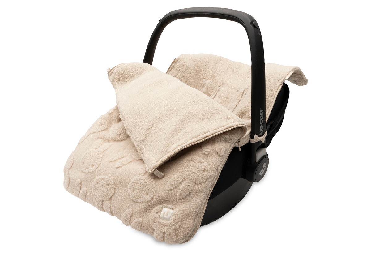 Jollein Åkpåse 0+ 3/5p Miffy Jacquard Teddy Sand