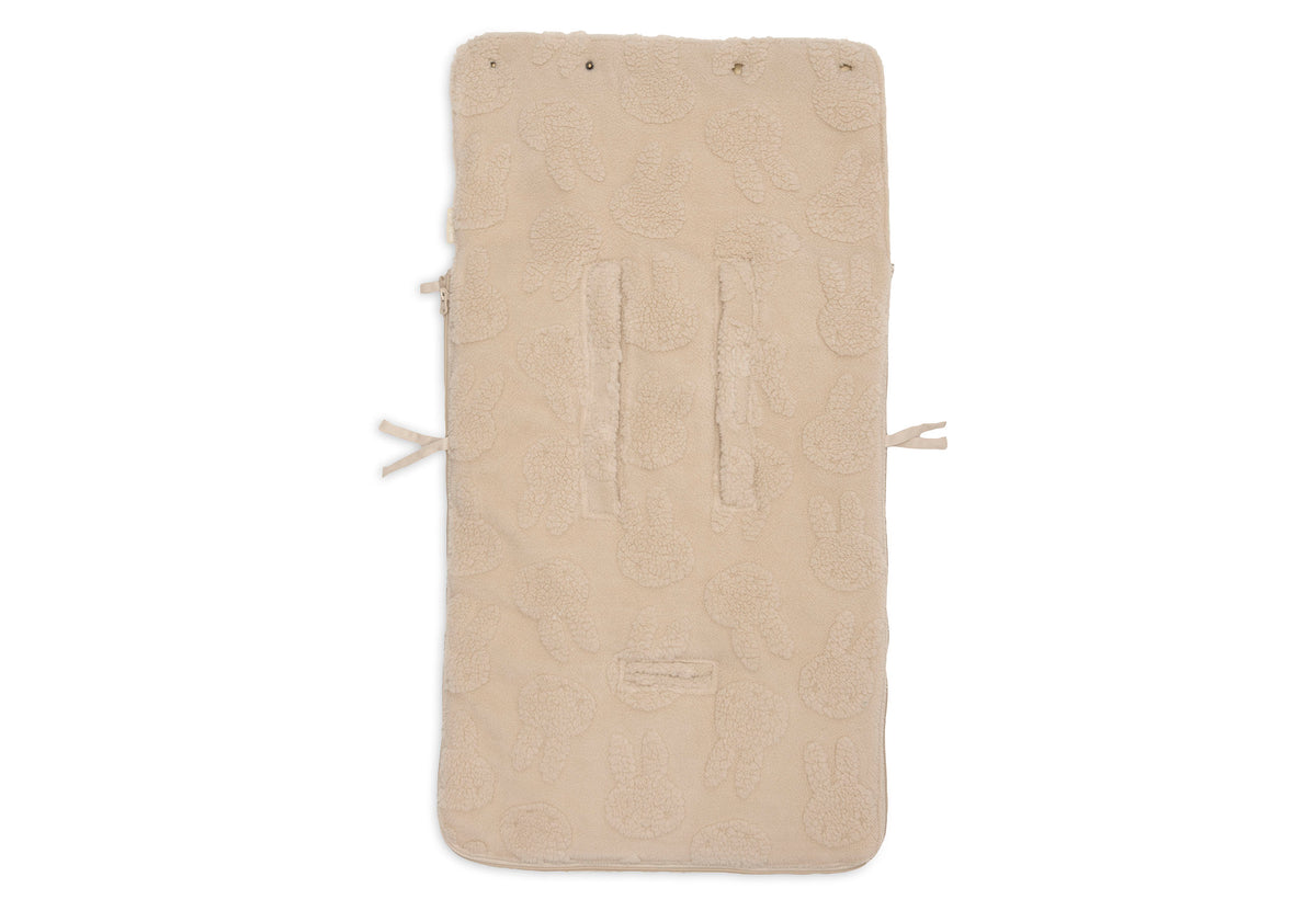 Jollein Åkpåse 0+ 3/5p Miffy Jacquard Teddy Sand