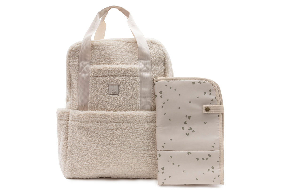 Jollein Diaper Bag Backpack Teddy Lou Sand