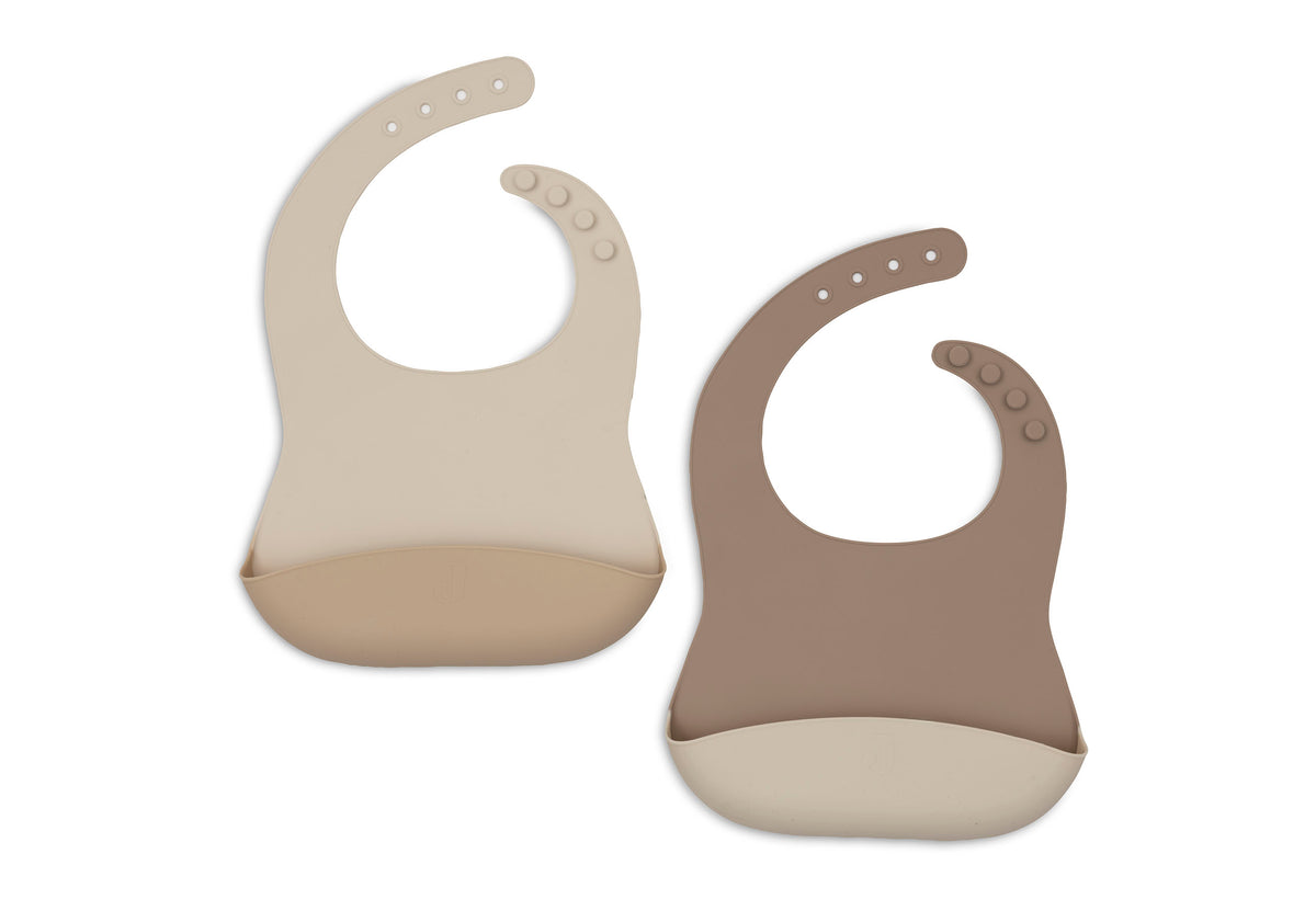 Jollein Haklapp Silikon Natural Shades (2-pack)
