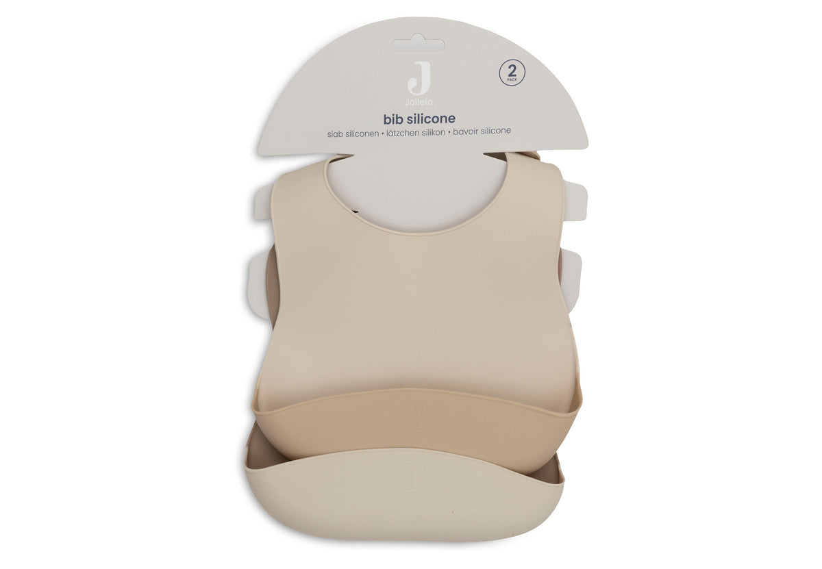 Jollein Haklapp Silikon Natural Shades (2-pack)