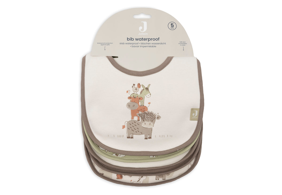 Jollein Haklapp Vattentät Barn Buddies (5pack)