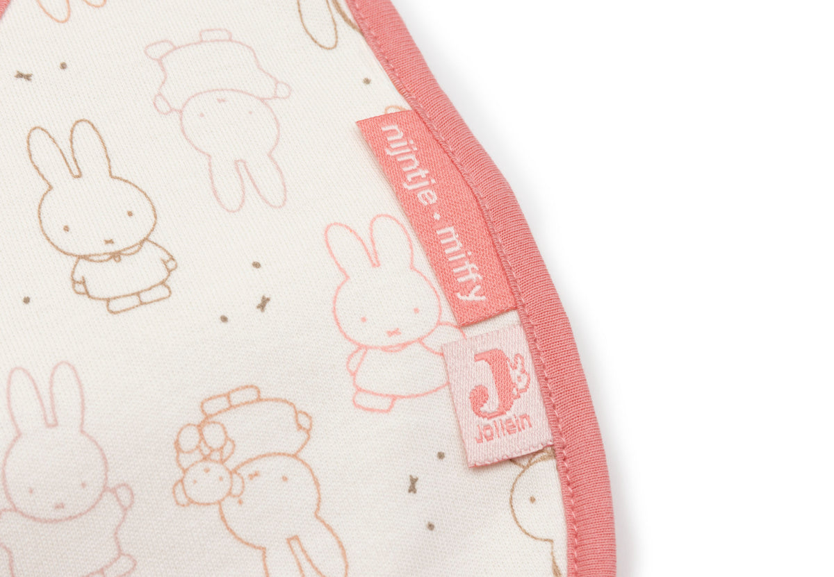 Jollein Haklapp Vattentät Miffy Moments Silk Rose (5pack)