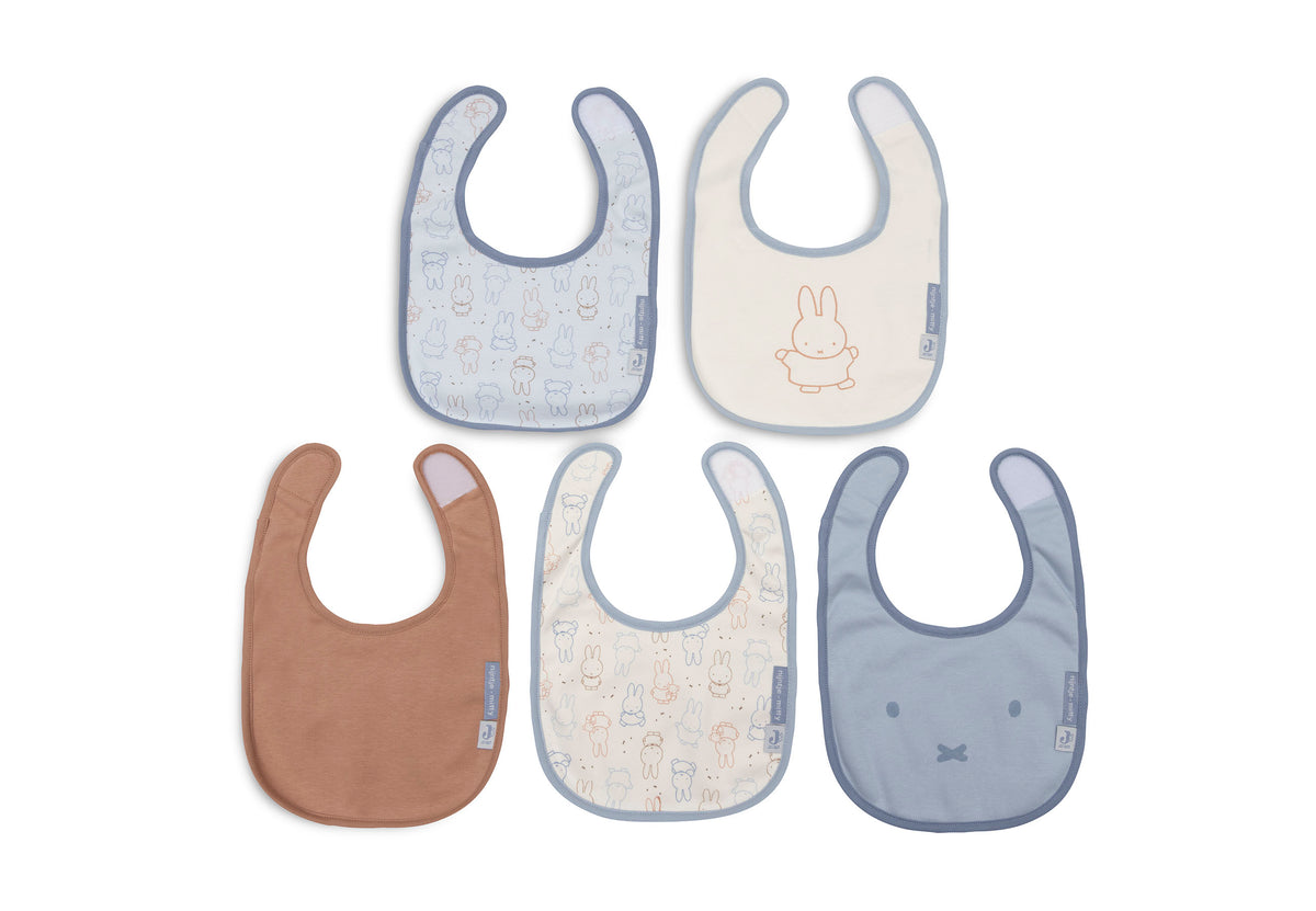 Jollein Haklapp Vattentät Miffy Moments Cloudy Blue (5pack)