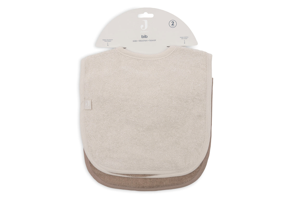 Jollein Haklapp Frotté Sand/Milky Coffee (2pack)