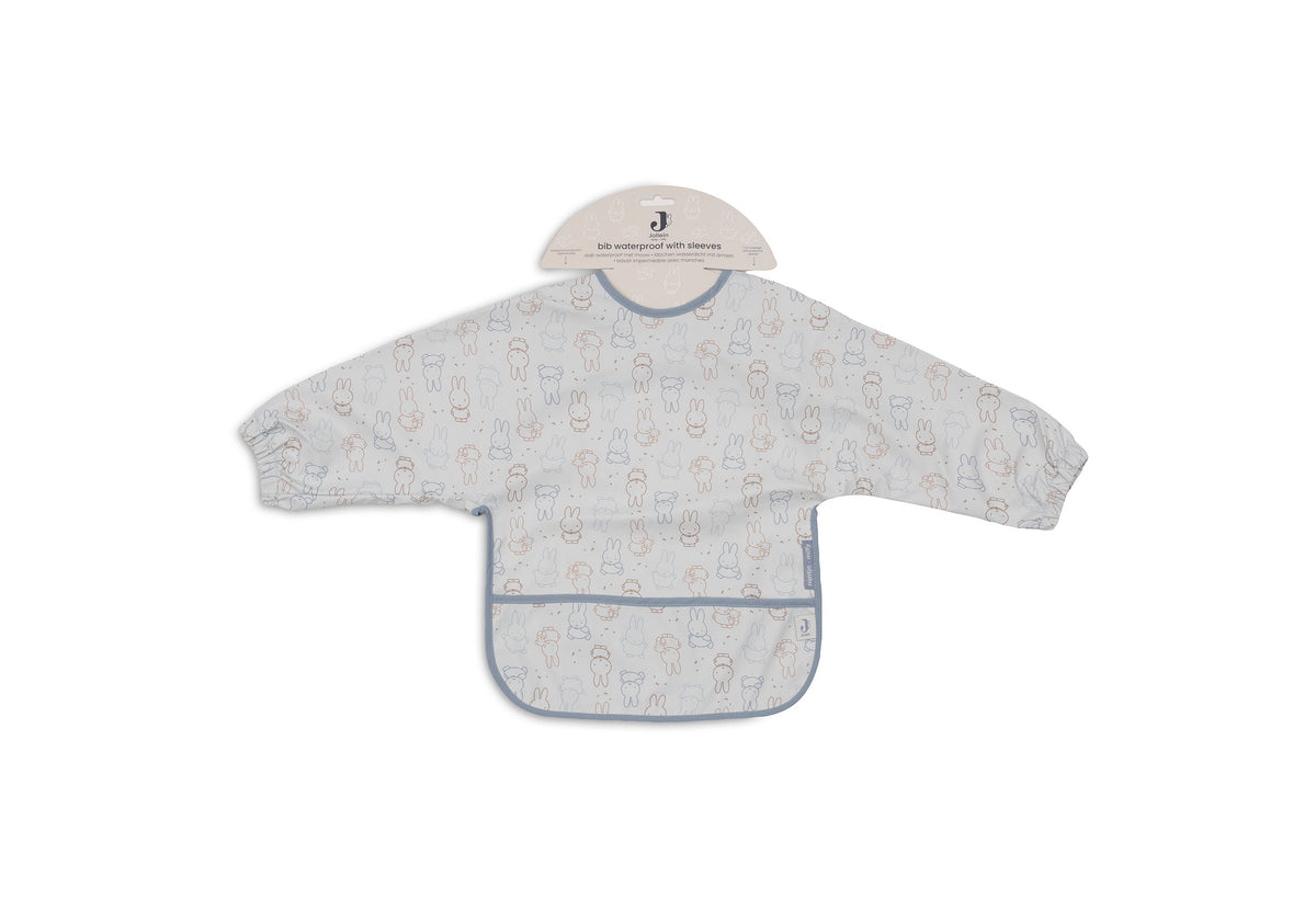 Jollein Haklapp Vattentät m. ärm Miffy Moments Cloudy Blue