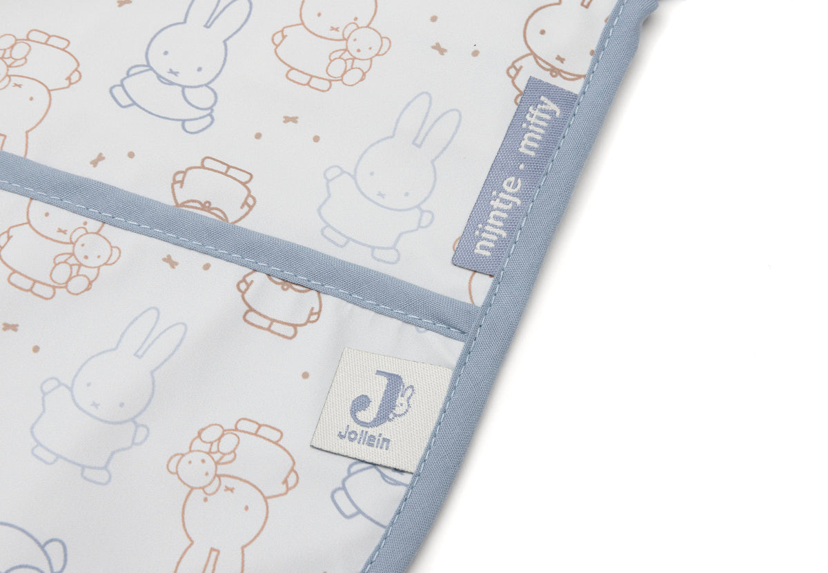 Jollein Haklapp Vattentät m. ärm Miffy Moments Cloudy Blue