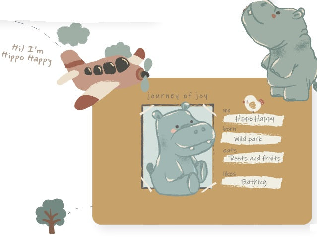 Jollein Gosedjur Hippo Happy