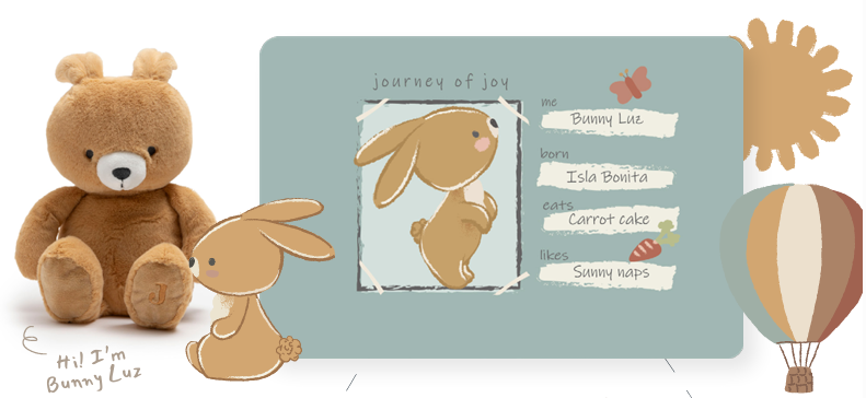 Jollein GosedjurBunny Luz