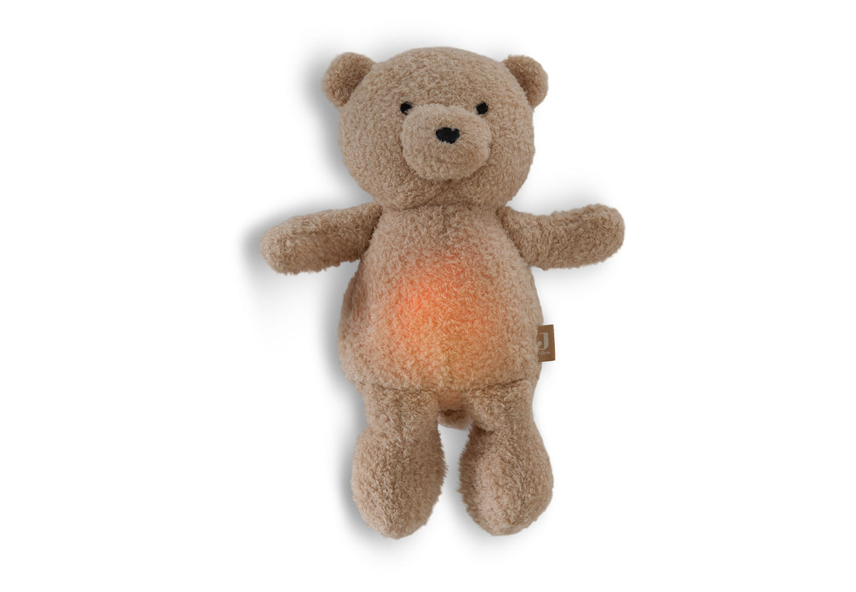 Jollein Gosedjur med nattlampa och hjärtljud Bear Brave