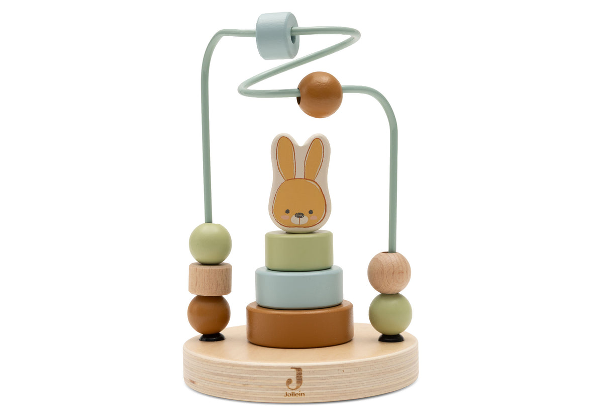 Jollein Trätorn med kulram Bunny Luz
