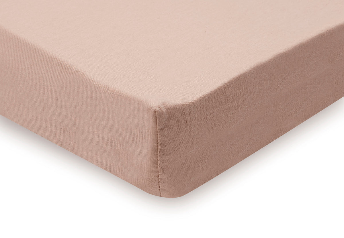 Jollein Dra-på-lakan Jersey 60x120cm Light Terra/Oatmeal (2pack)