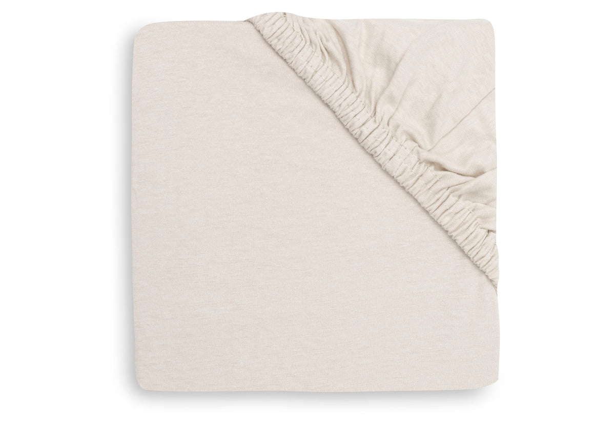 Jollein Dra-på-lakan Jersey 60x120cm Sand