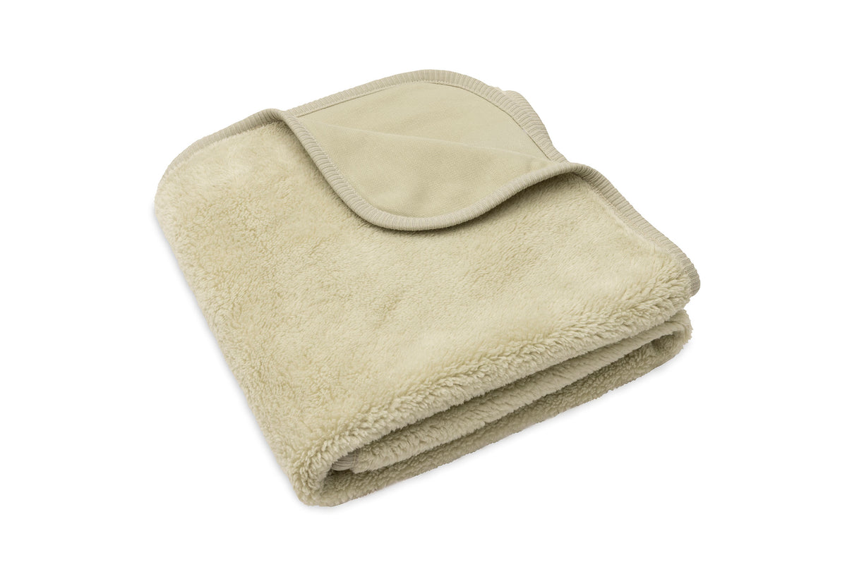 Jollein Babyfilt 75x100cm Basic Sherpa/Jersey Soft Matcha