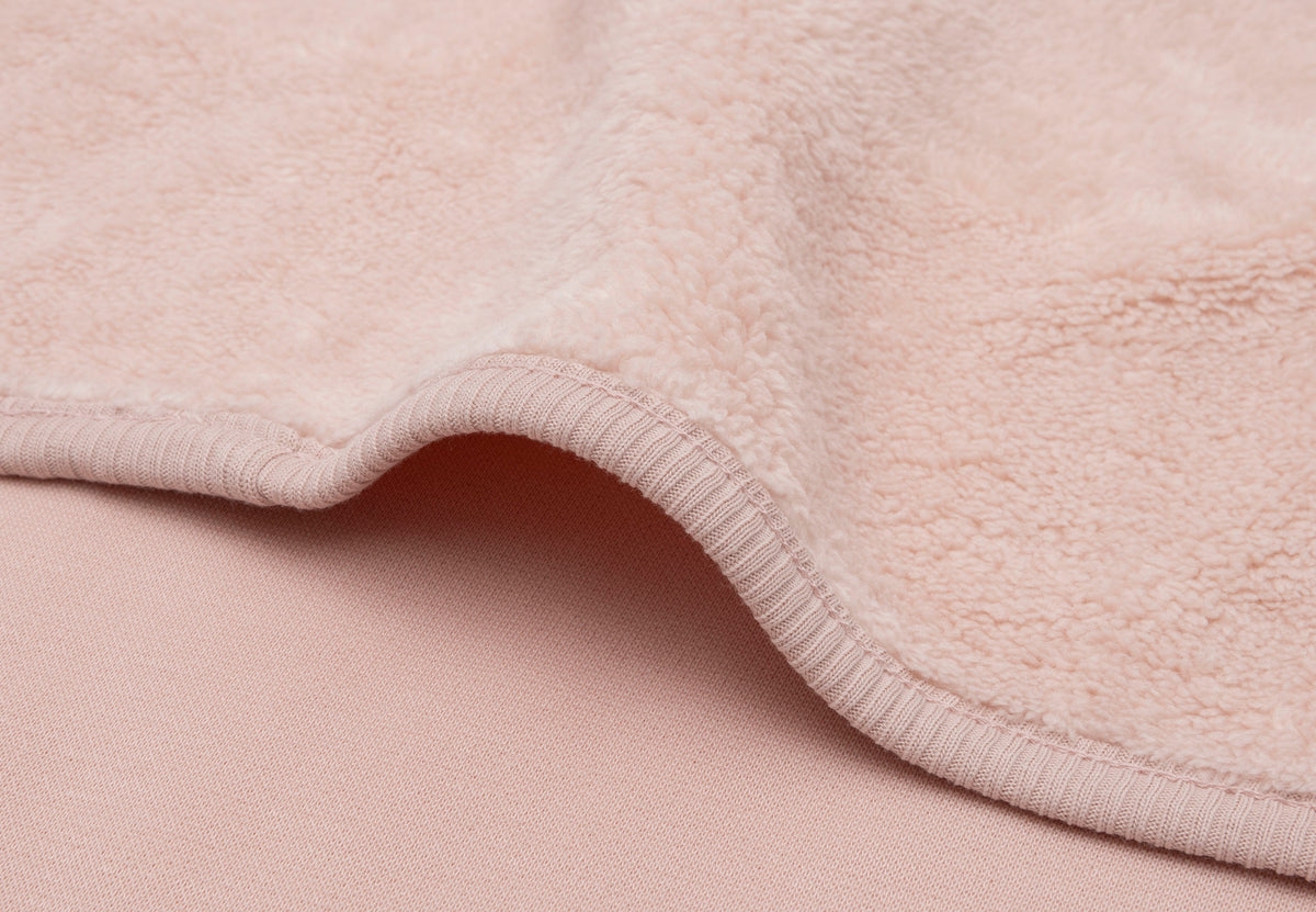 Jollein Babyfilt 75x100cm Basic Sherpa/Jersey Silk Rose