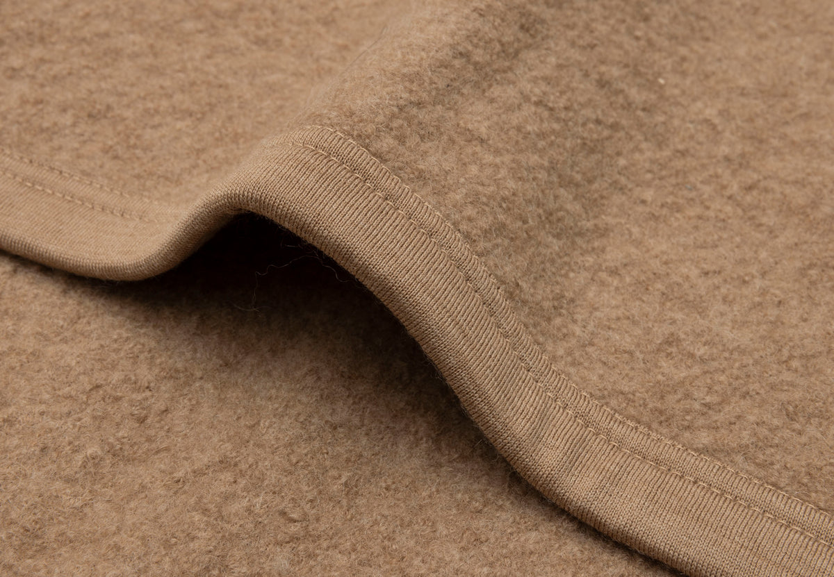 Jollein Babyfilt 75x100cm Merino Wool Felted Dark Hazel
