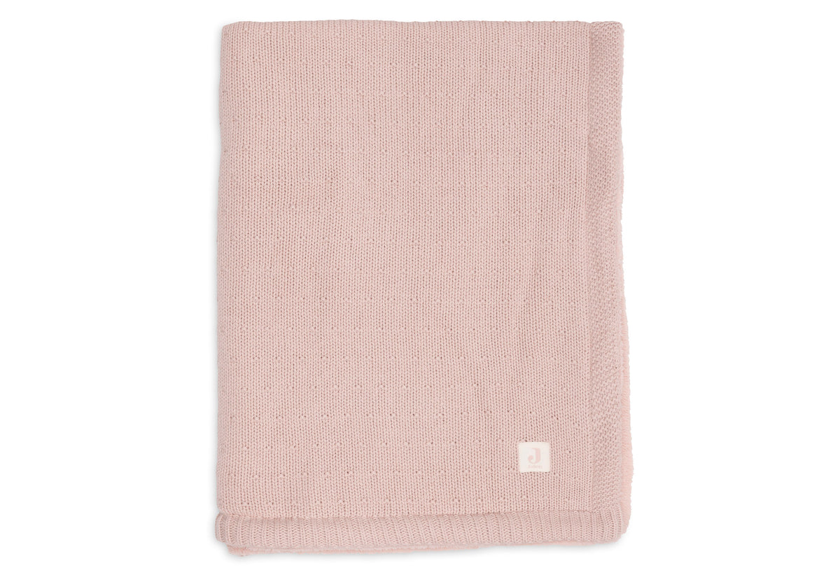 Jollein Babyfilt 75x100cm Sprinkle Knit Silk Rose/Fluffy
