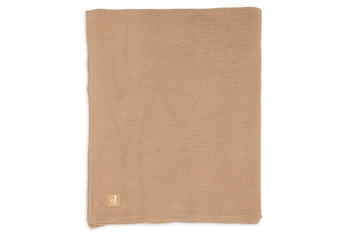 Jollein Babyfilt 75x100cm Basic Knit Hazel/Fleece