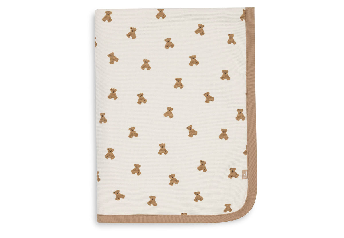 Jollein Babyfilt 75x100cm Mini Teddy Bear Little Waffle/Fluffy