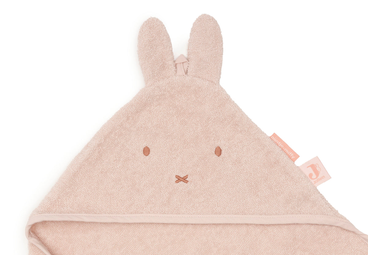 Jollein Badcape 75x75cm Miffy Silk Rose