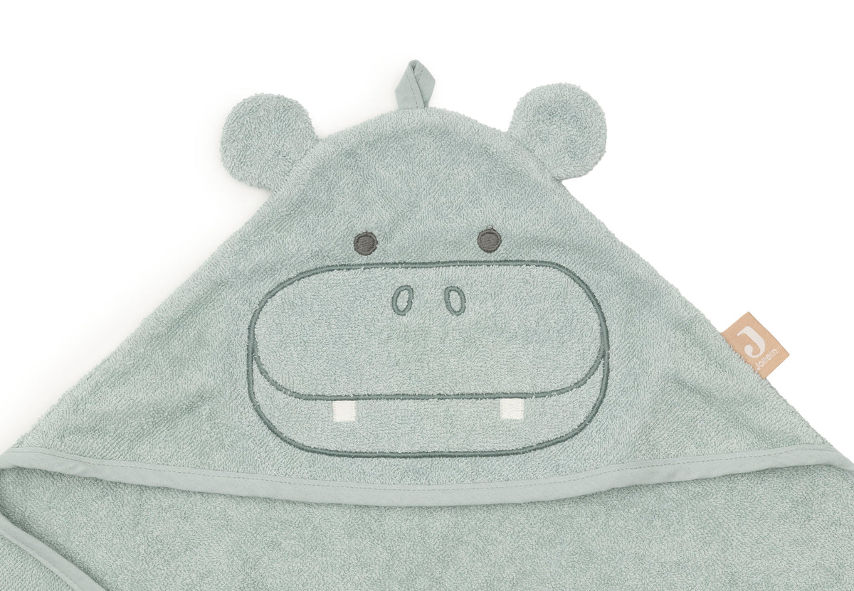 Jollein Badcape 75x75cm Hippo Happy