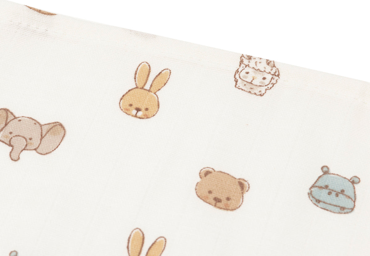 Jollein Muslinfilt 70x70cm Jollies (3pack)