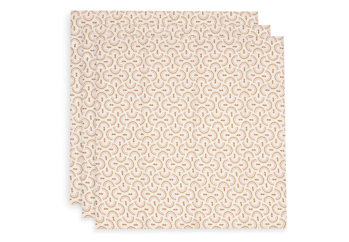Jollein Muslinfilt 70x70cm Soft Plumes (3pack)