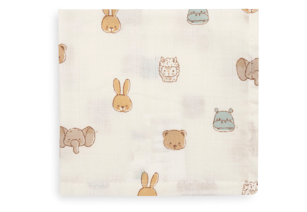 Jollein Tvättlapp i Muslin 31x31cm Jollies (3pack)