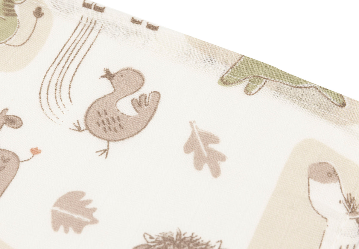 Jollein Tvättlapp i Muslin 31x31cm Barn Buddies (3pack)