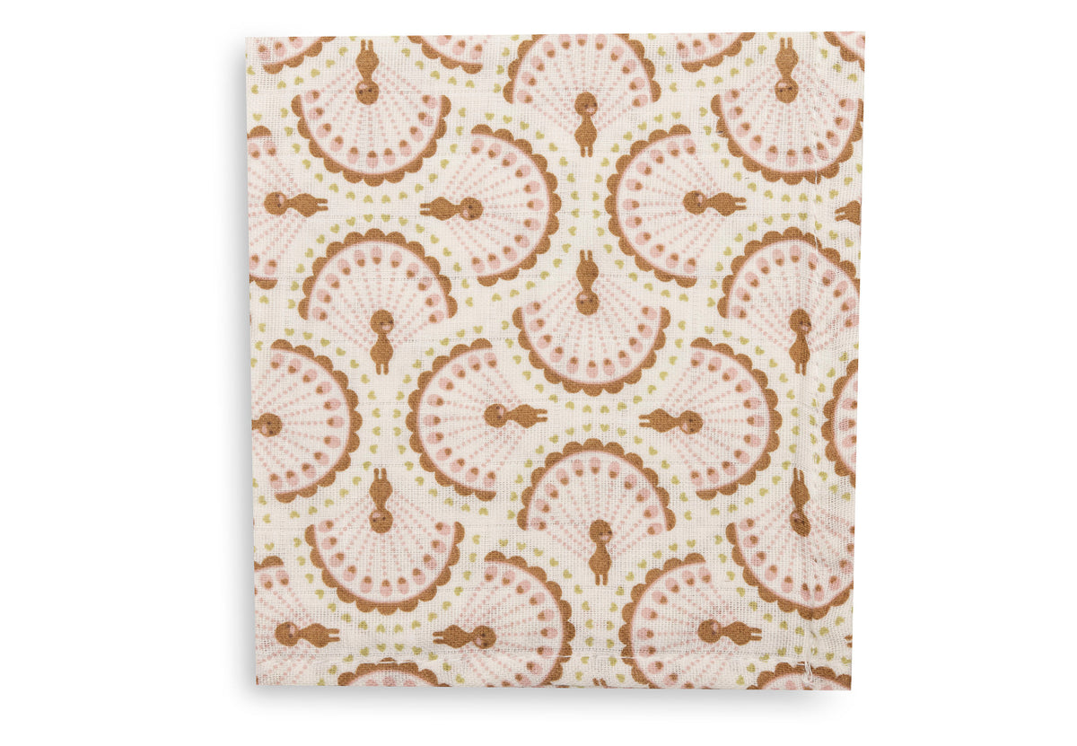 Jollein Tvättlapp i Muslin 31x31cm Soft Plumes (3pack)