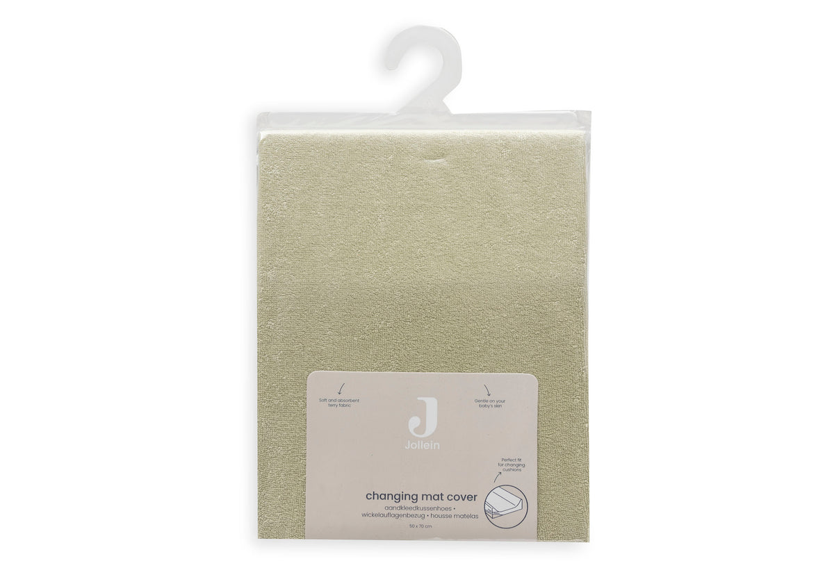 Jollein Skötbäddsöverdrag Terry 50x70cm Soft Matcha