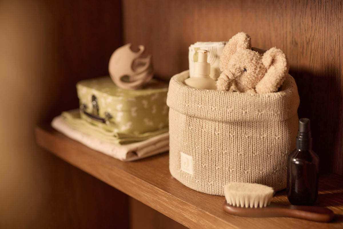 Jollein Changing Table Basket Sprinkle Knit Sand