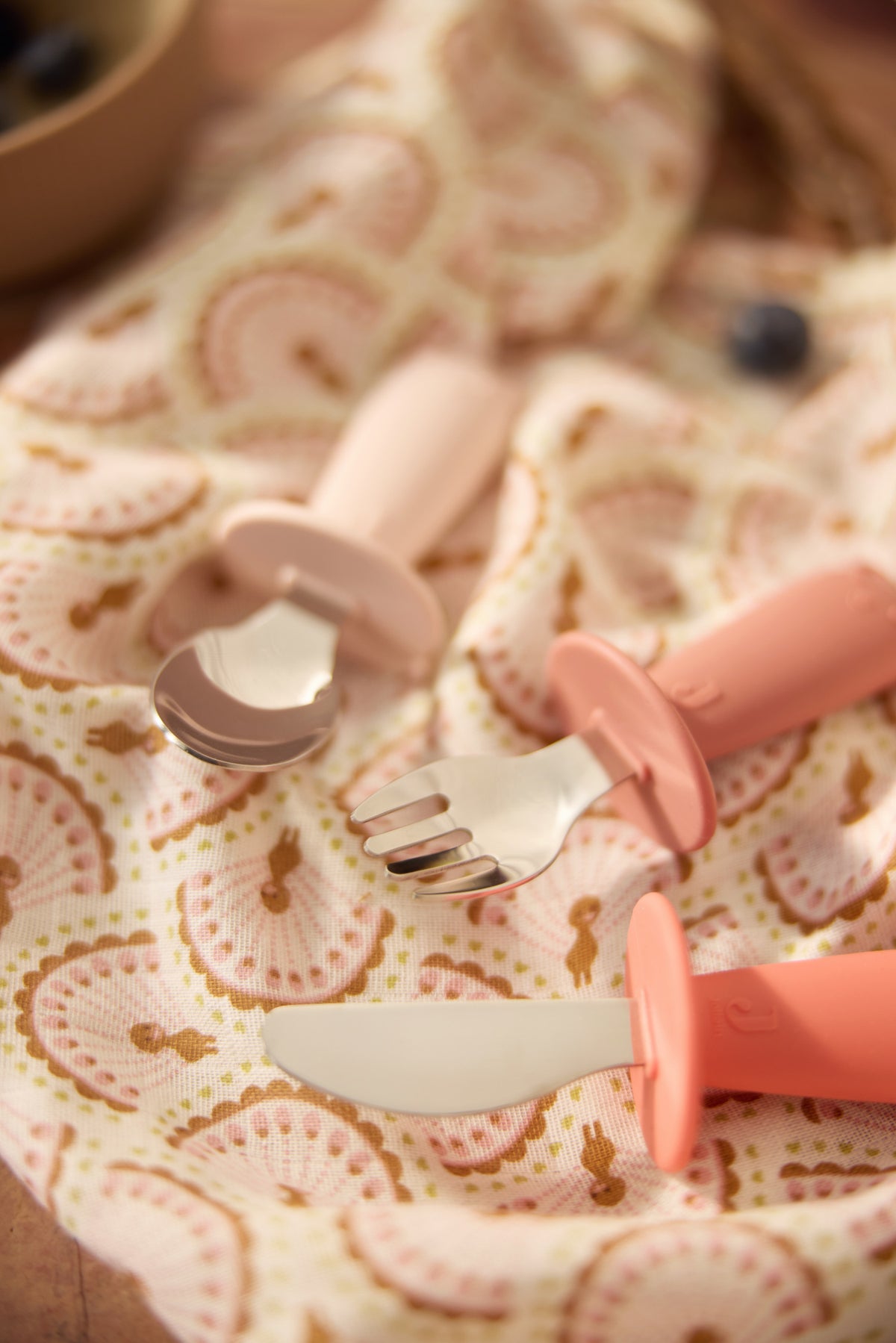Jollein Bestickset i Silikon Blush Shades